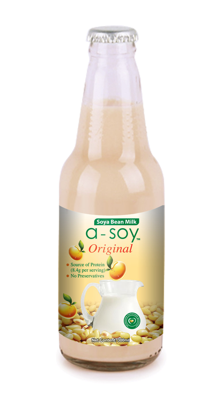 300ml Bottle Soy Milk Drink TROBICO OEM Beverage Manufacturers